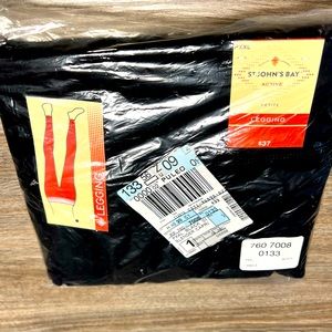 St John’s Bay leggings size XXLP black NWT